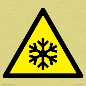 W010 Warning: Low temperature/freezing conditions